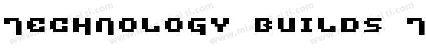 Technology builds th字体转换